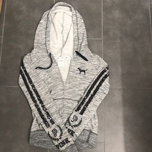 PINK Victoria secret zip up hoodie XS